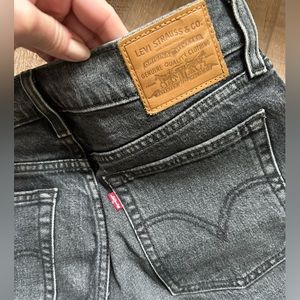 Levi’s wedgie icon straight jeans, 28, gray